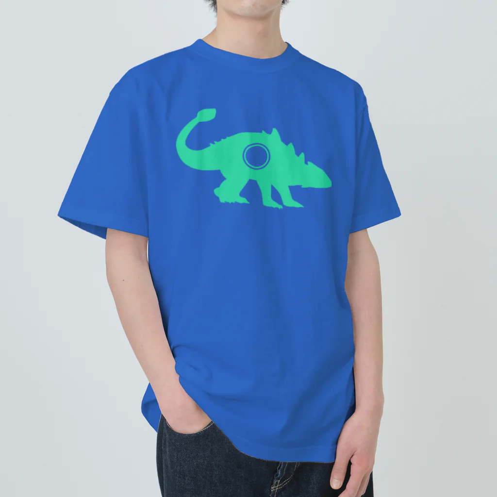 MELLOW-MELLOWのDinosaurs monogram9 ヘビーウェイトTシャツ