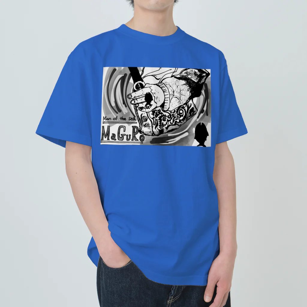 maguro8xpのmaguro Man of the sea Heavyweight T-Shirt