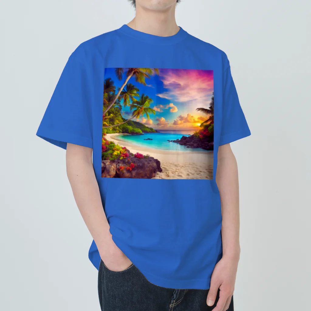 HOSHI-TANEKO🌠の🌊美しい海岸🏄✨ Heavyweight T-Shirt