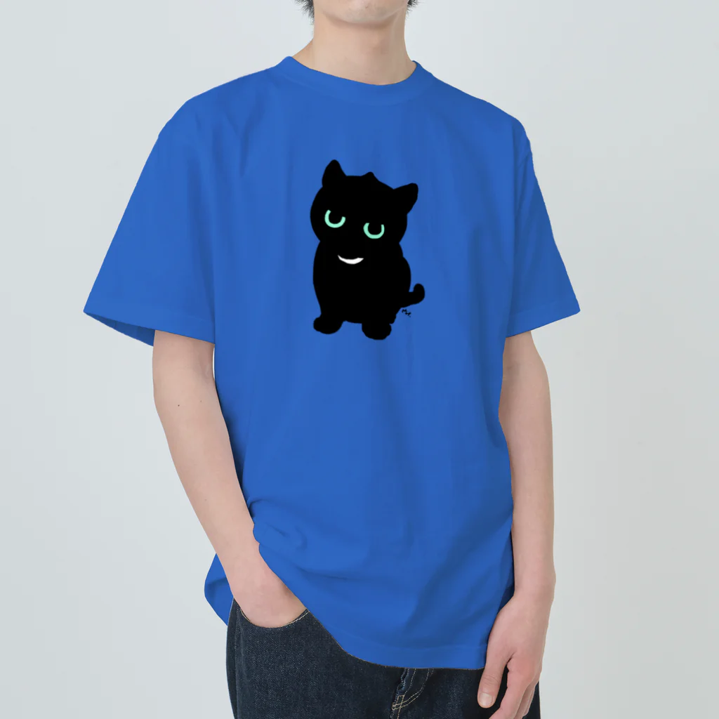 segasworksの黒猫 Heavyweight T-Shirt