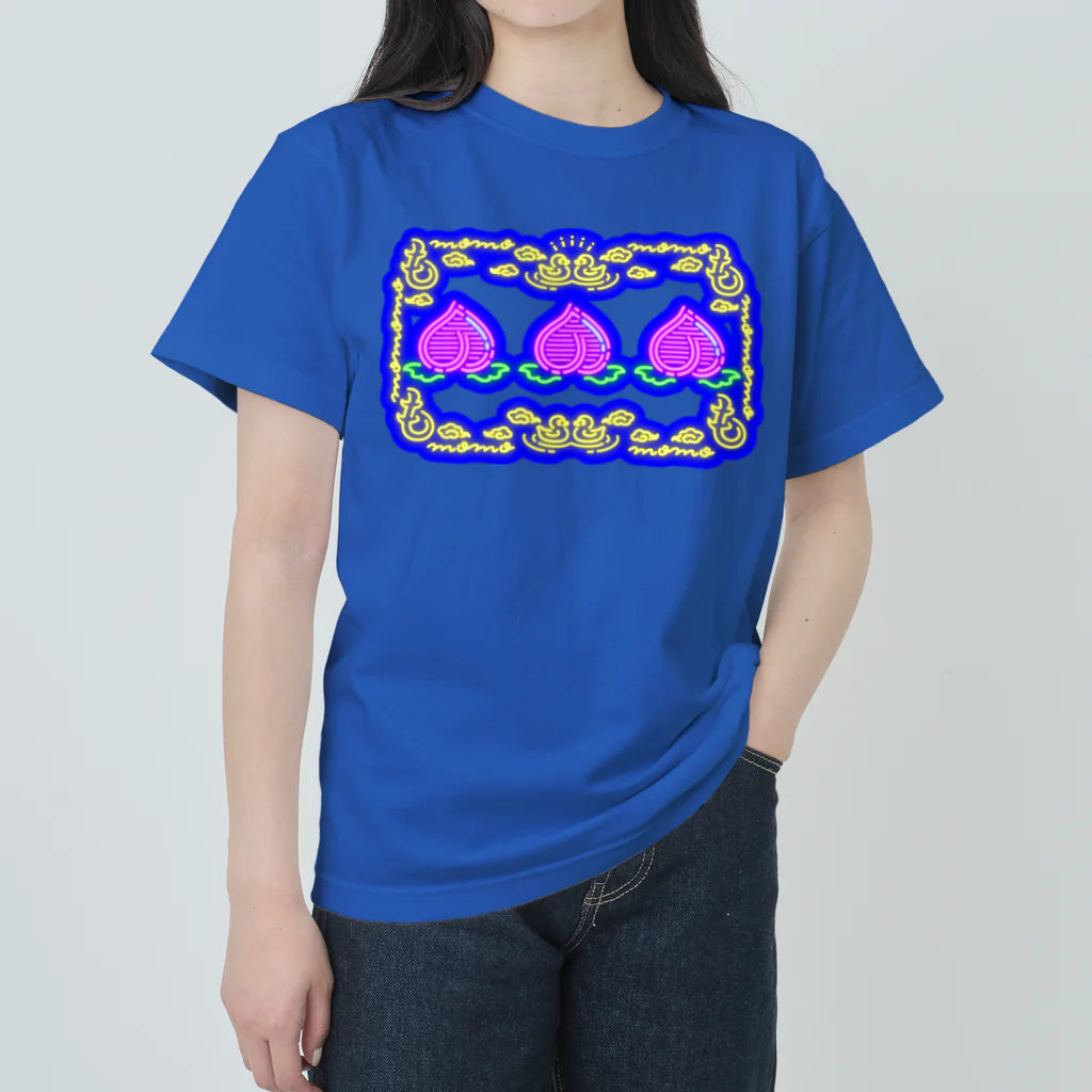 いちごちゃんのももネオン Heavyweight T-Shirt