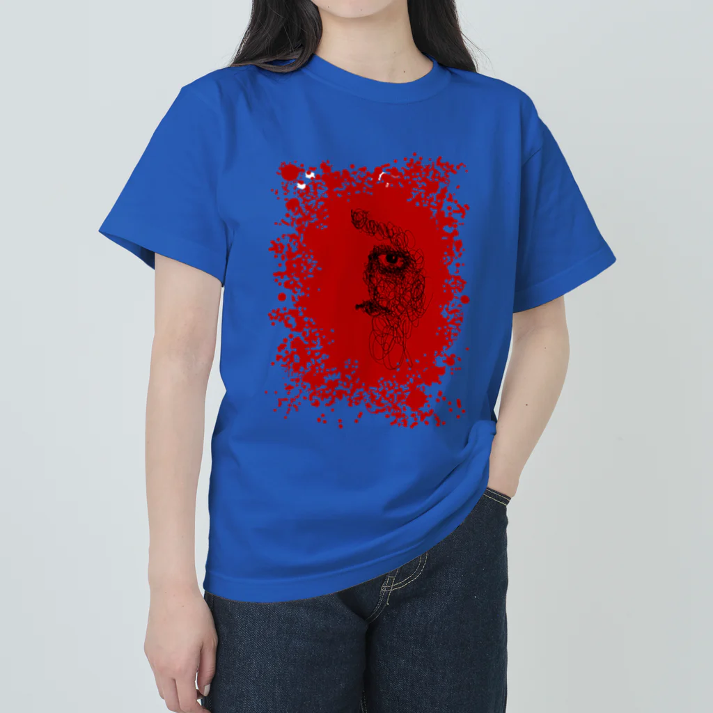 工房ＨＡＮＺＯＵのラフ画 No.3 BLOOD ヘビーウェイトTシャツ