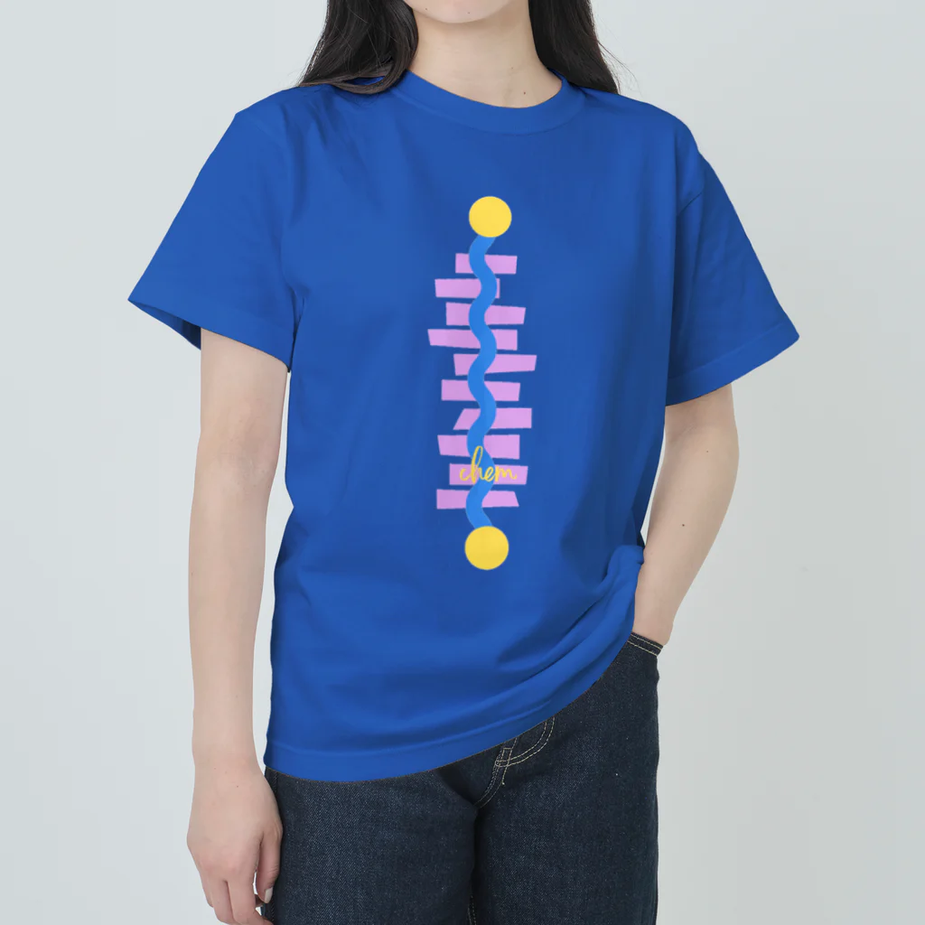 chemchemiのpopな棒 ヘビーウェイトTシャツ