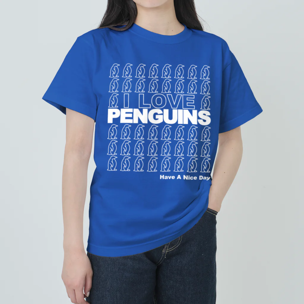 Icchy ぺものづくりのI LOVE PENGUINS ヘビーウェイトTシャツ