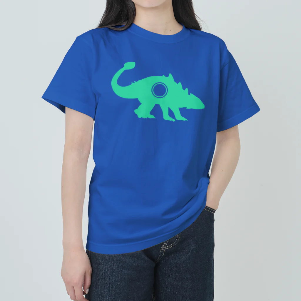 MELLOW-MELLOWのDinosaurs monogram9 ヘビーウェイトTシャツ