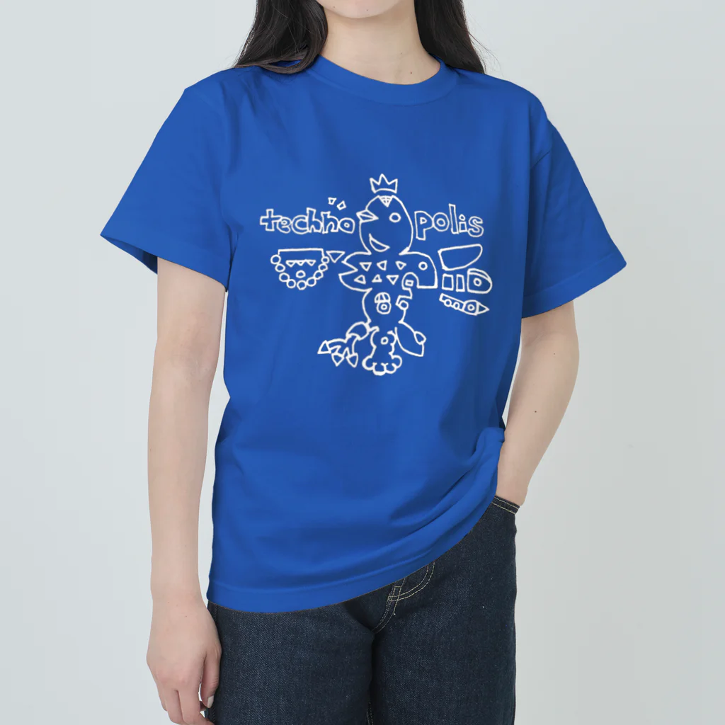 kenryo ai☆のテクノぽりす ヘビーウェイトTシャツ