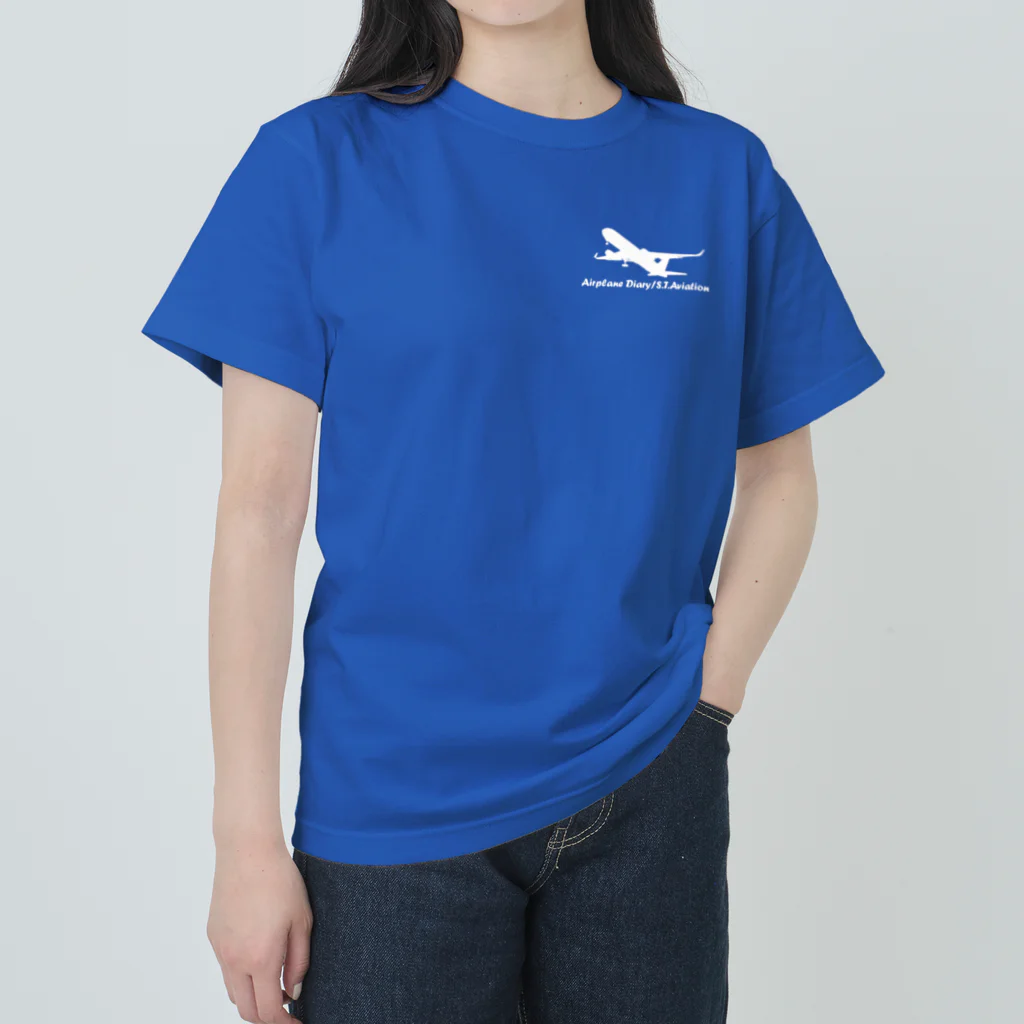 ひこうき日誌/s-t-aviationのS.T.Aviation ヘビーウェイトTシャツ