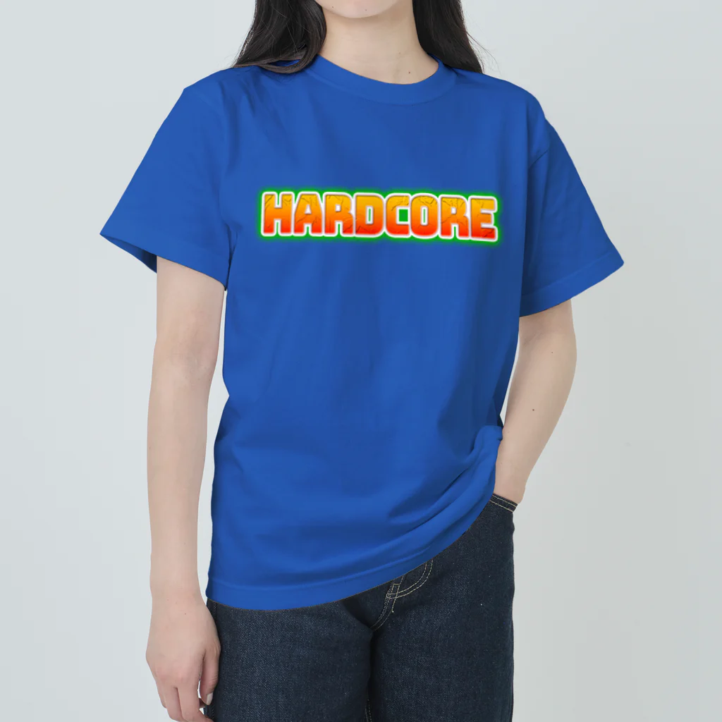 てくのちゃんのHARDCOREピンクのクマちゃん Heavyweight T-Shirt