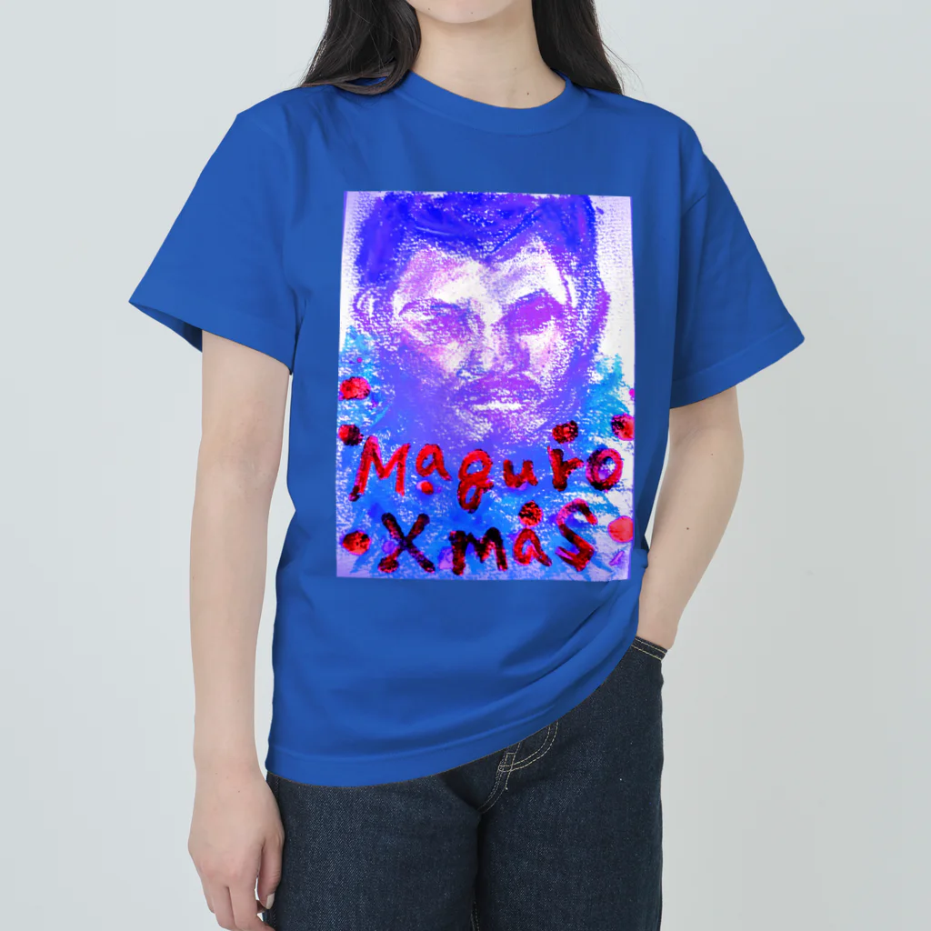 maguro8xpのmaguro Merry Christmas ヘビーウェイトTシャツ