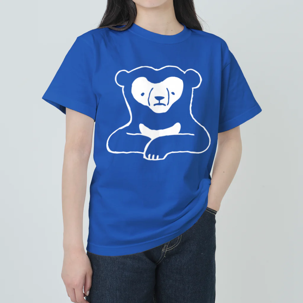 ナラティヴ・ラボ マーケットのくまざわくん（ホワイトライン） Heavyweight T-Shirt