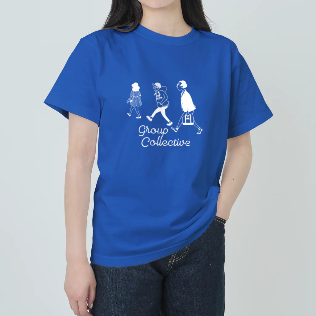 hilo tomula トムラ ヒロのGroup Collective White ヘビーウェイトTシャツ