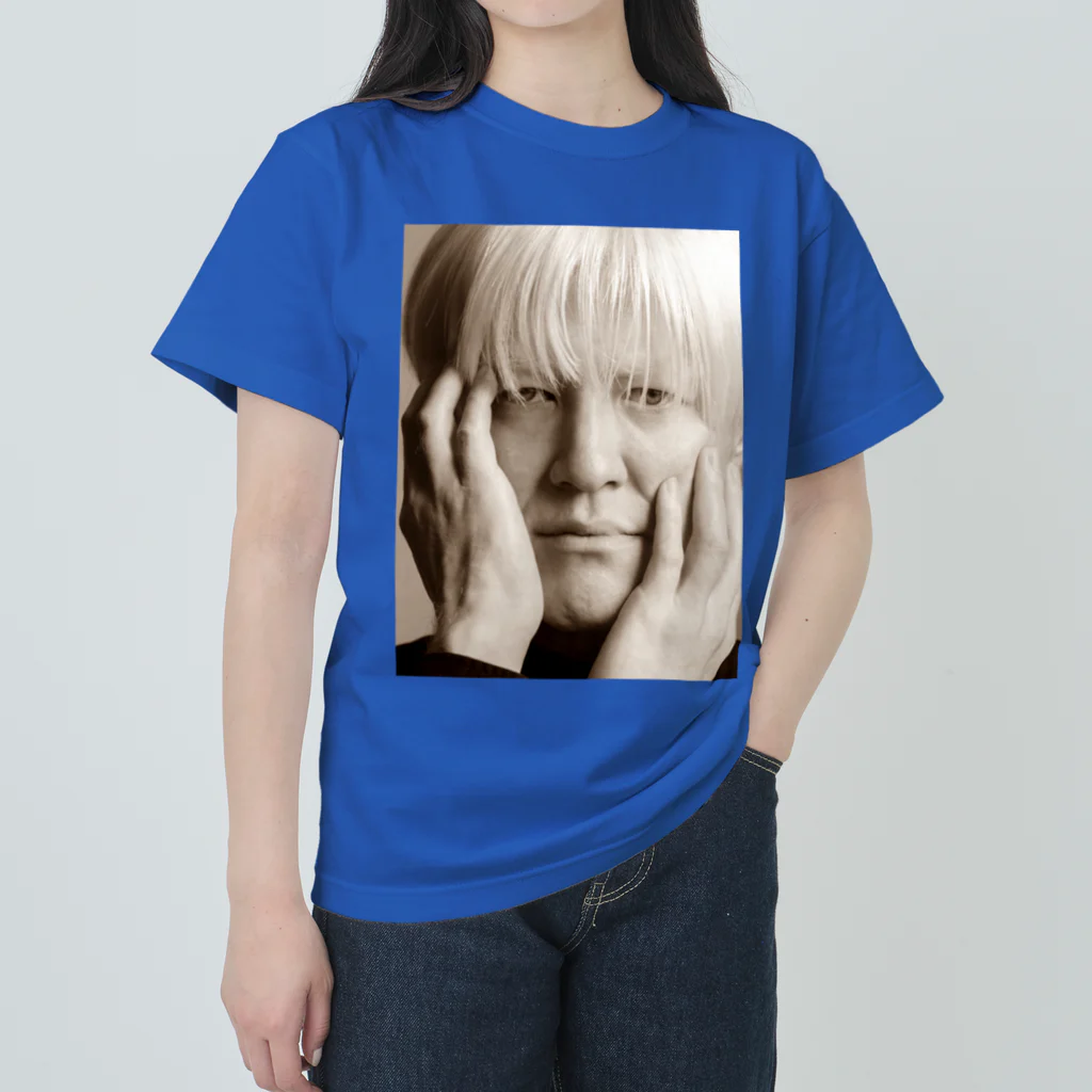 粕谷幸司 as アルビノの日本人のアルビノを着る ヘビーウェイトTシャツ