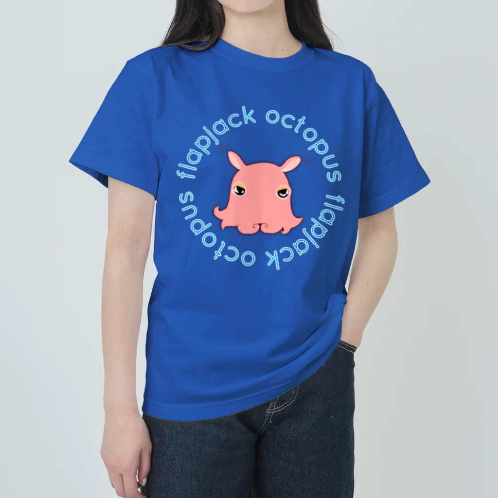 LalaHangeulのFlapjack Octopus(メンダコ) 英語バージョン Heavyweight T-Shirt