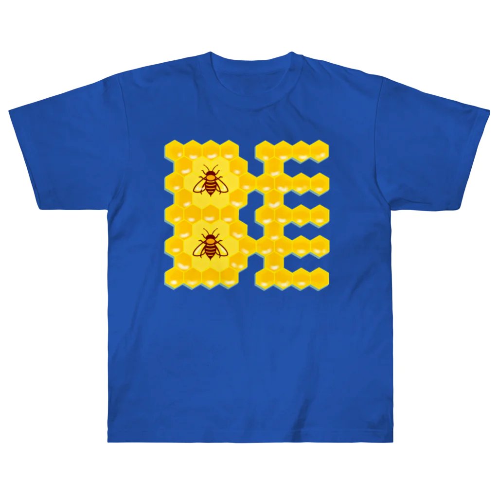 LalaHangeulのハニカム構造(BEE） Heavyweight T-Shirt