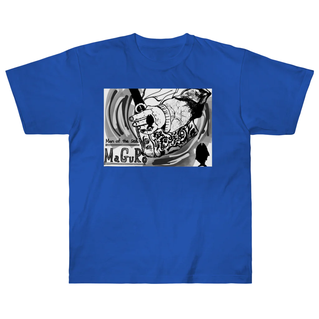 maguro8xpのmaguro Man of the sea Heavyweight T-Shirt