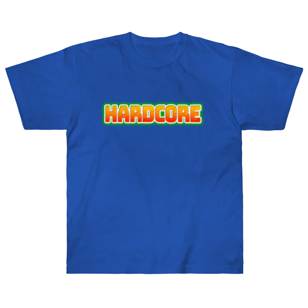 てくのちゃんのHARDCOREピンクのクマちゃん Heavyweight T-Shirt