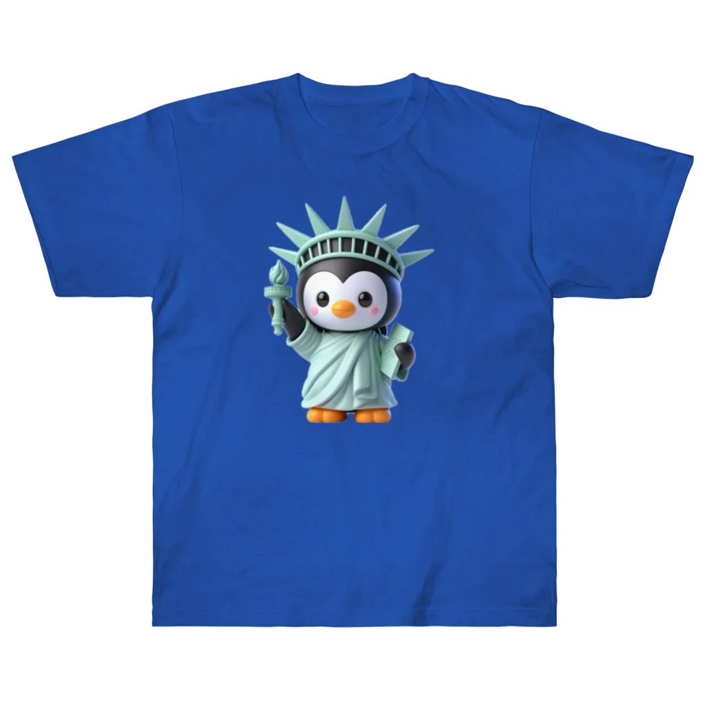 JUPITERの自由のペンギン像 ヘビーウェイトTシャツ