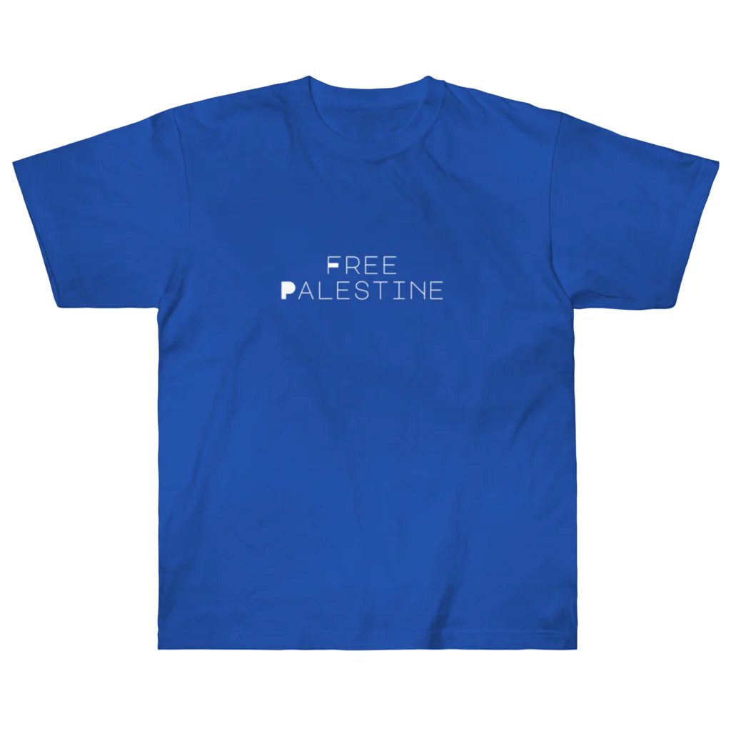 elect-lowの"Free Palestine" ヘビーウェイトTシャツ