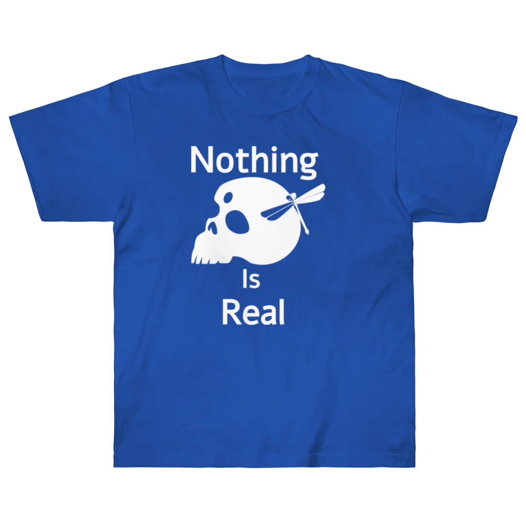 『NG （Niche・Gate）』ニッチゲート-- IN SUZURIのNothing Is Real.（白） ヘビーウェイトTシャツ