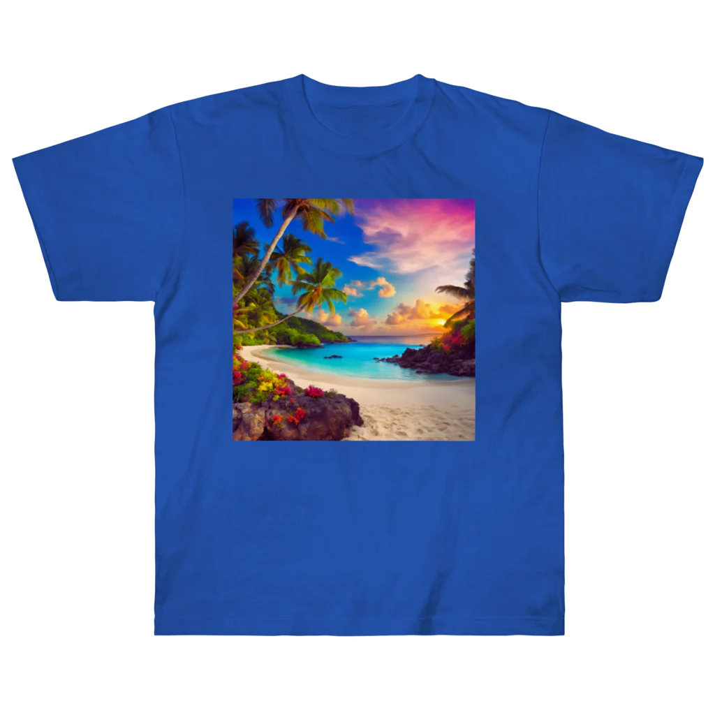 HOSHI-TANEKO🌠の🌊美しい海岸🏄✨ Heavyweight T-Shirt