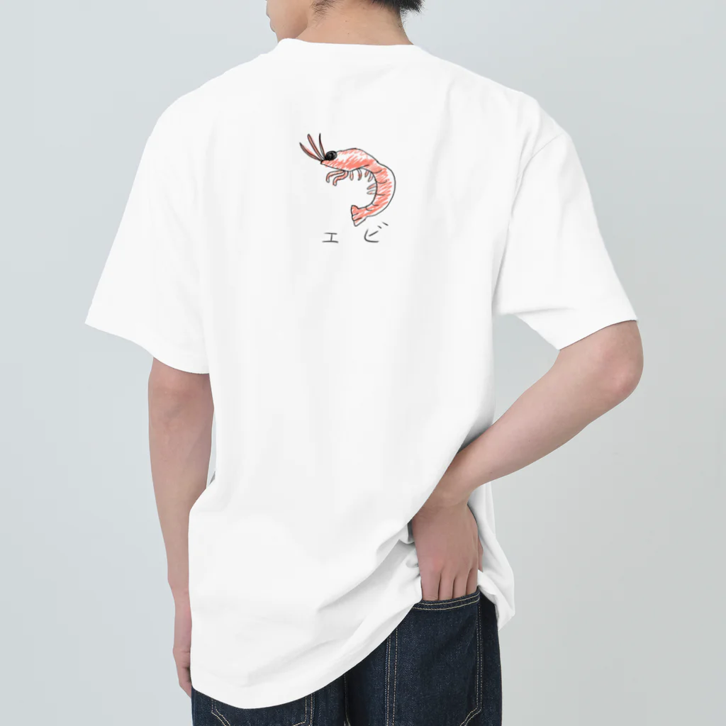 mokkosuのエビ ヘビーウェイトTシャツ