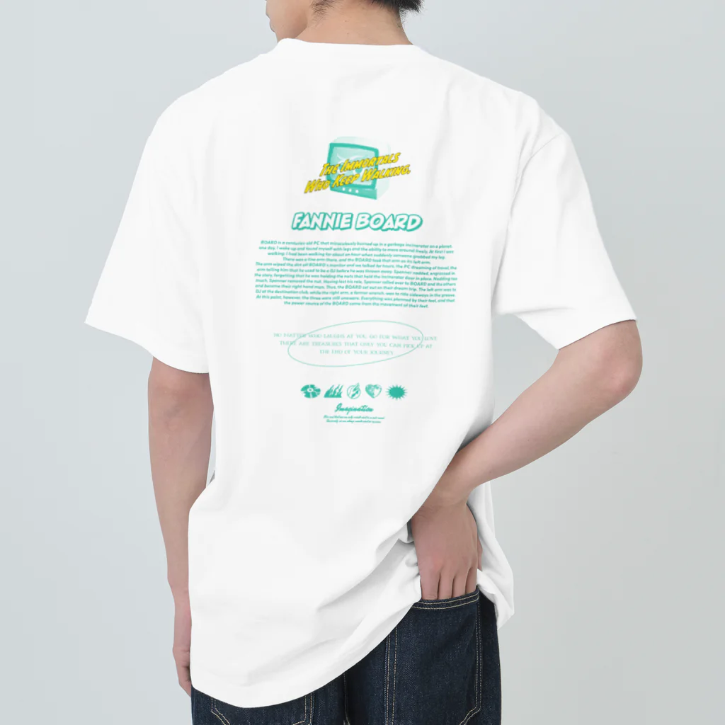 yamaguchi_shunsuke_のComfortable WALKING  ー FANNIE BOARD ー ヘビーウェイトTシャツ