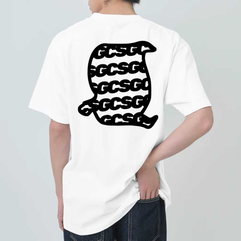 YOSHEN:ヨシェンのfront and Back LOGO ヘビーウェイトTシャツ