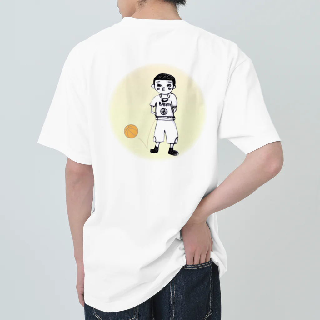 shisyu工房のバスケ少年 ミニバス Heavyweight T-Shirt