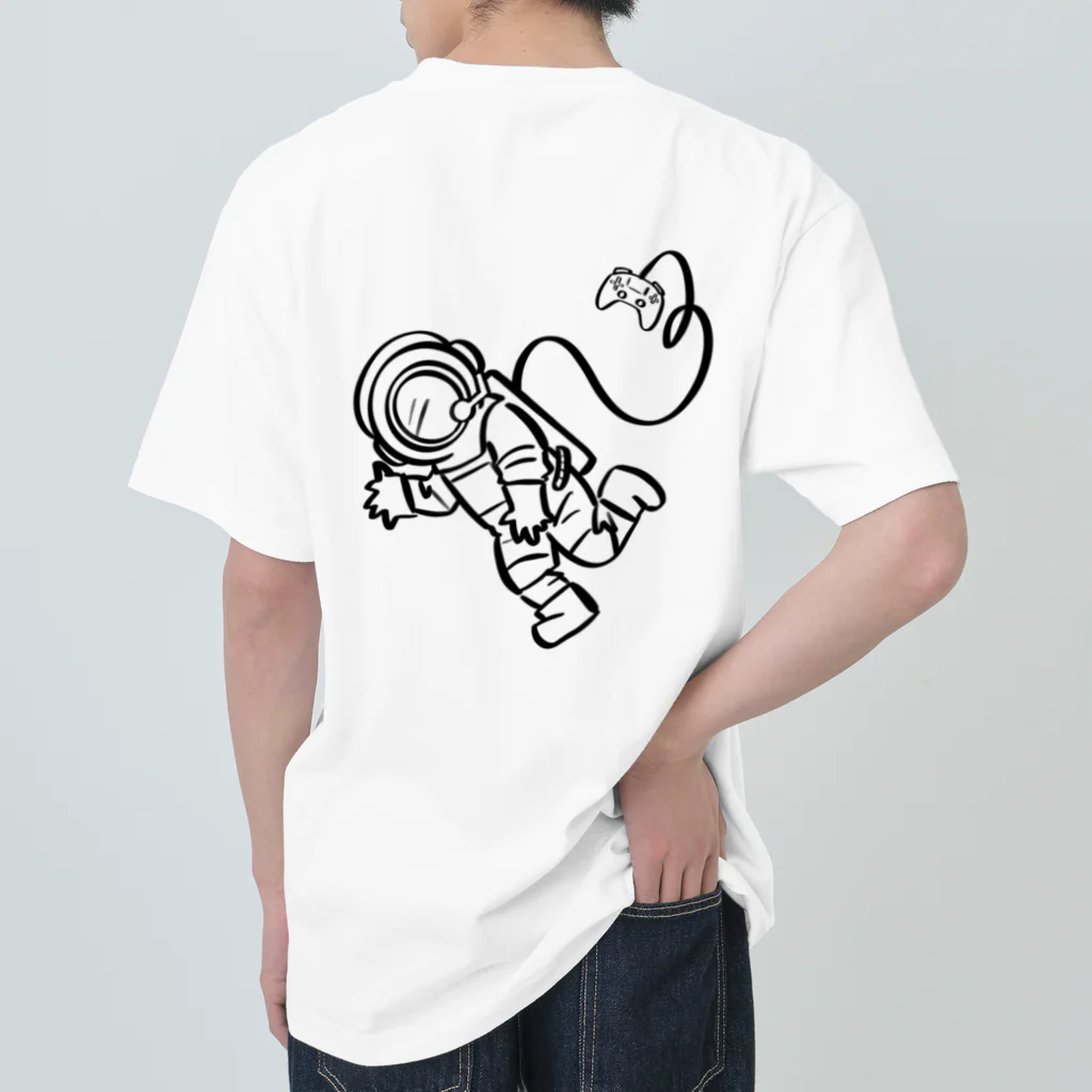 GG: Game-Ga-SukiのControlled astronaut  ヘビーウェイトTシャツ