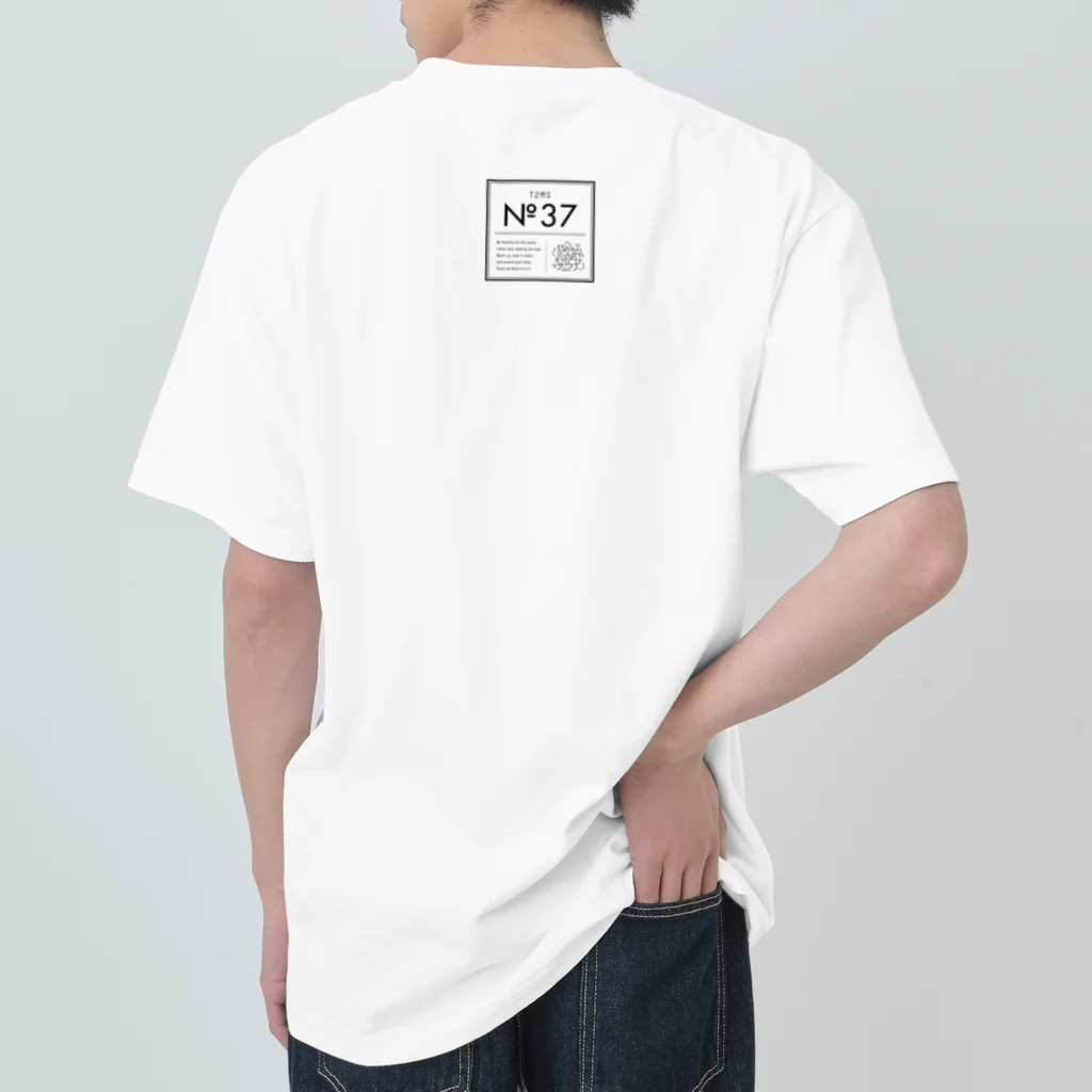 ととのいたい2人のミッドナイトサウナ「No.37」の[T2MS]No.37-Rise- SAUNA  サウナ Heavyweight T-Shirt