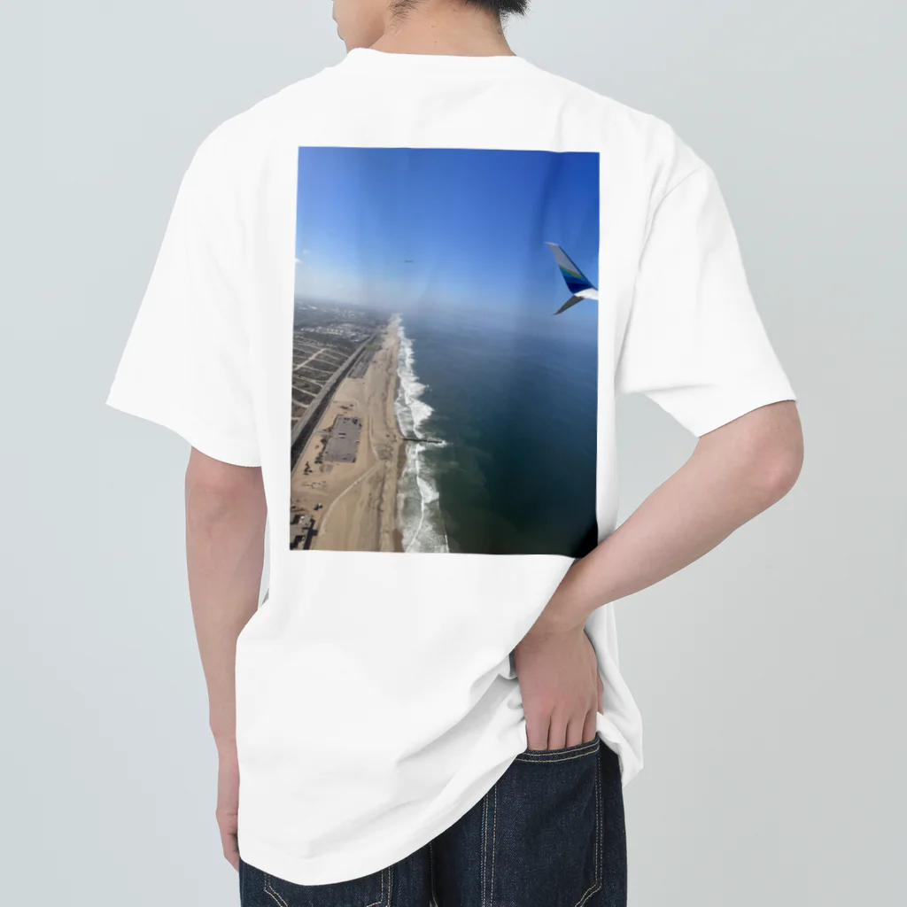 shockerのロサンゼルスの海岸線グッズ ヘビーウェイトTシャツ