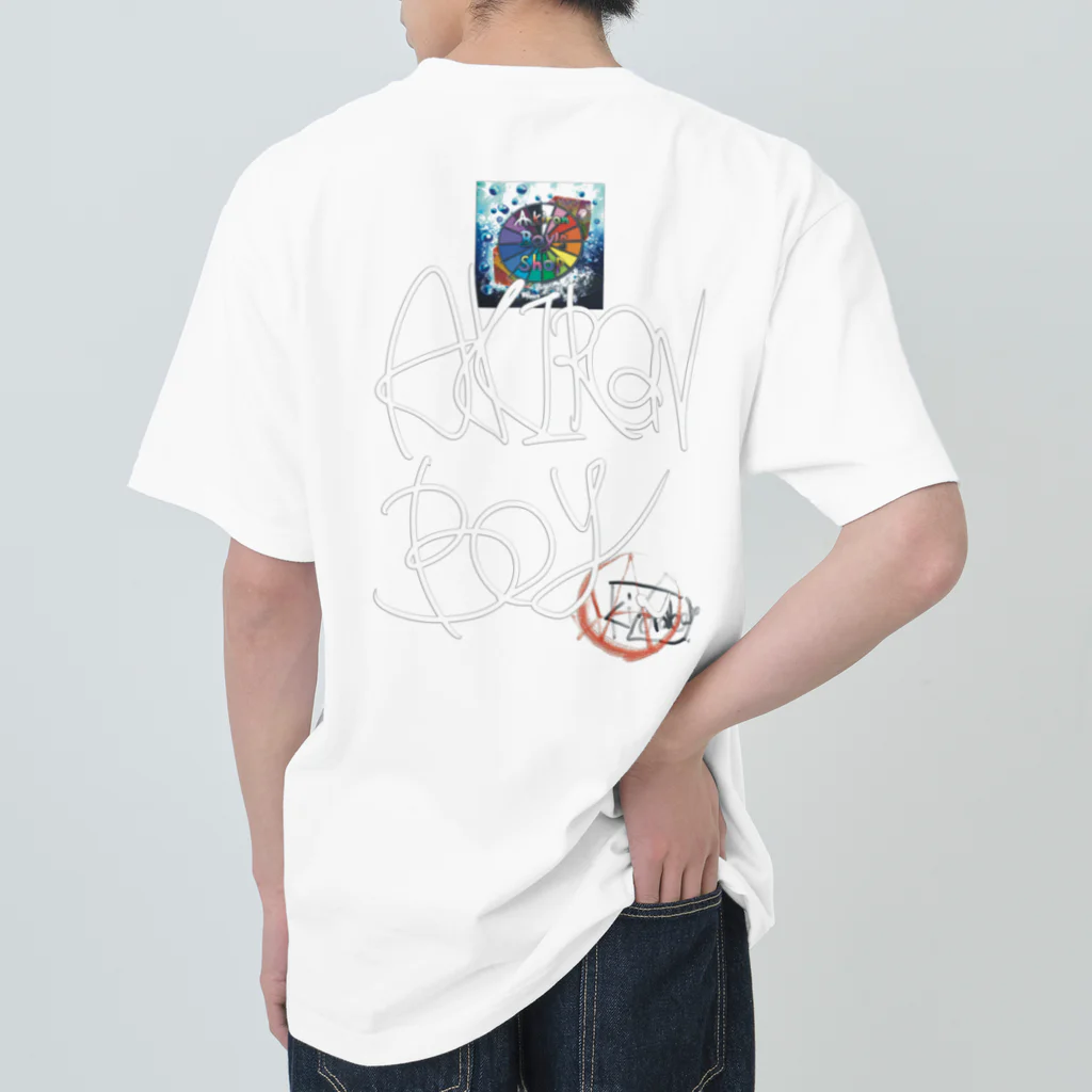 AkironBoy's_Shopの亀と少女の日常 ヘビーウェイトTシャツ