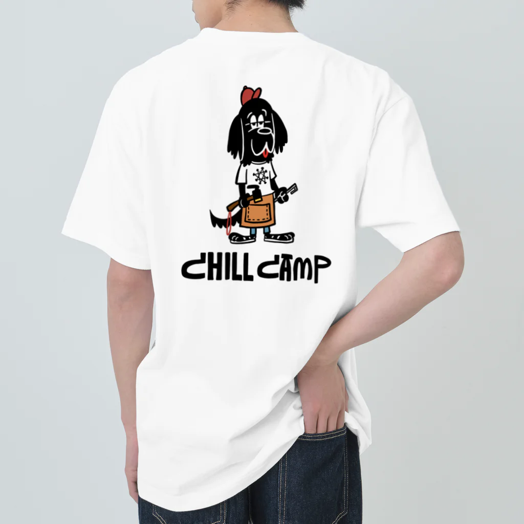 Lumiere du soleilのchill camp ヘビーウェイトTシャツ