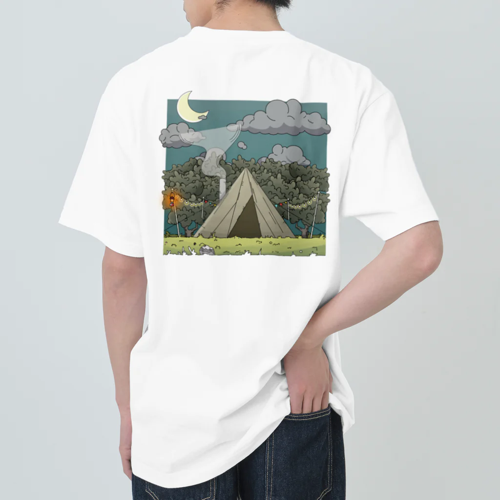 CAMP-NUTS (キャンプナッツ)のティピーテント Heavyweight T-Shirt