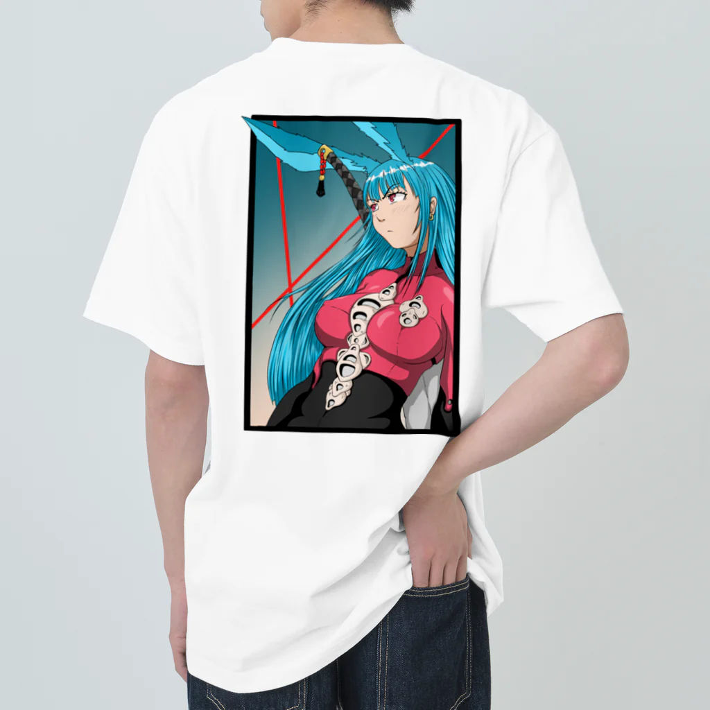 A.R.SのBUNNYGIRL (BACK) ヘビーウェイトTシャツ