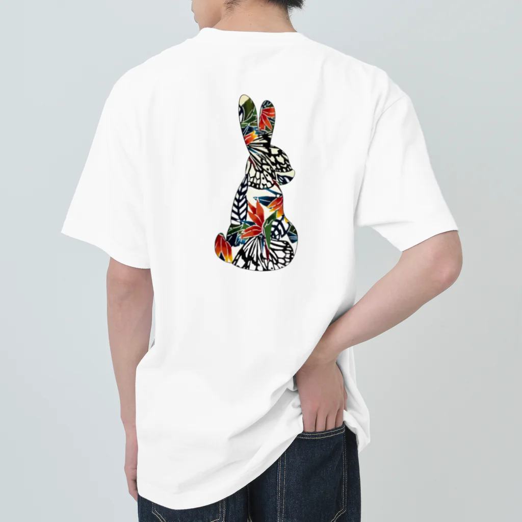 Color Rabbitの南国のうさぎさん Heavyweight T-Shirt