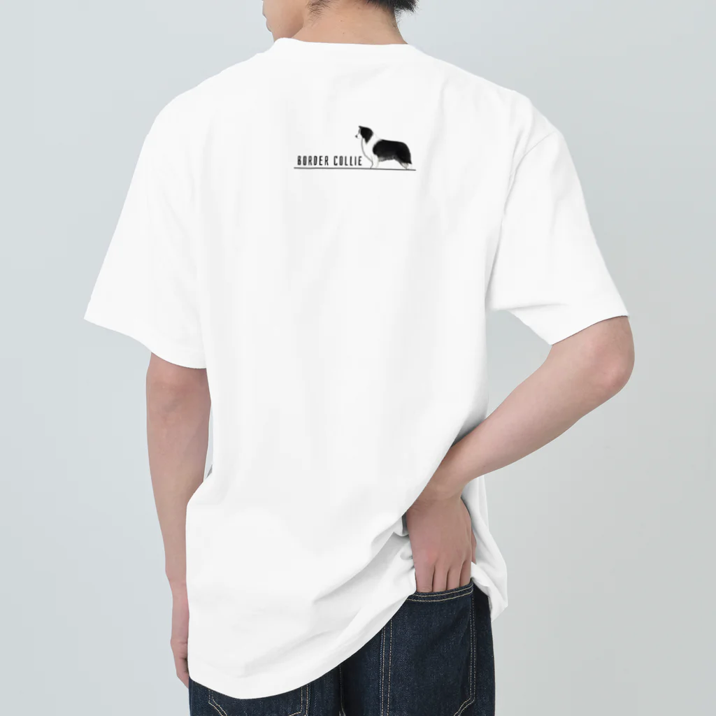 kcraft-bordercollieのボーダーコリー　モノクロver. Heavyweight T-Shirt