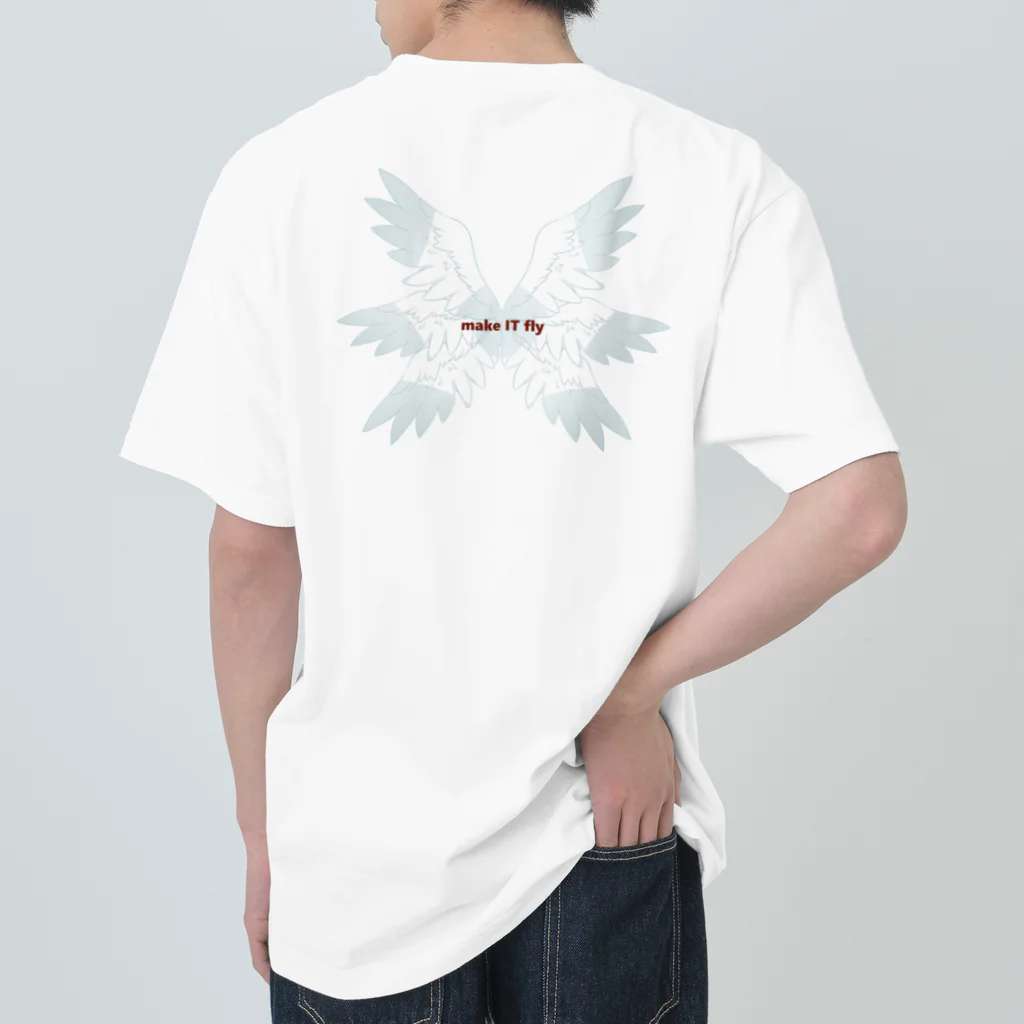 広瀬情報企画のHIPVG with Tag line Heavyweight T-Shirt