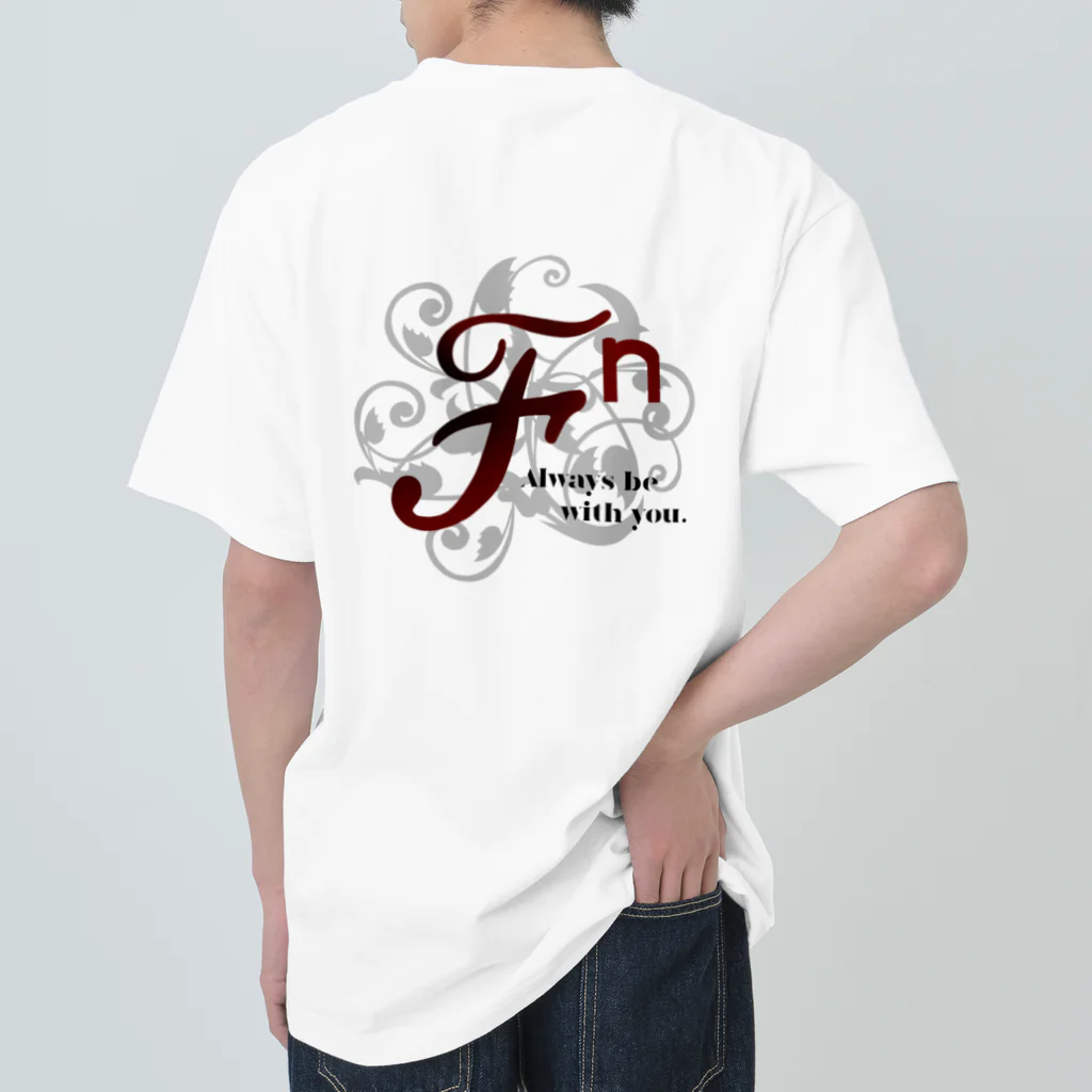 SaionjiNami_OfficialMerchandiseのℱⁿ（世界樹と黒フォント） 西園寺ナミ公式グッズ Heavyweight T-Shirt