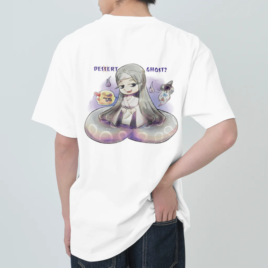 LusterAのボールパイソンデザートゴーストちゃん ヘビーウェイトTシャツ