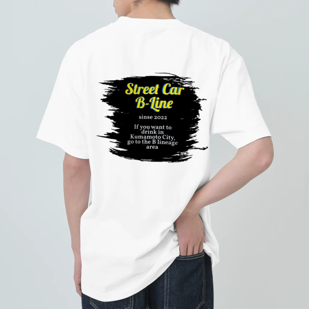 B系統の会のKumamoto B-Line pop ヘビーウェイトTシャツ