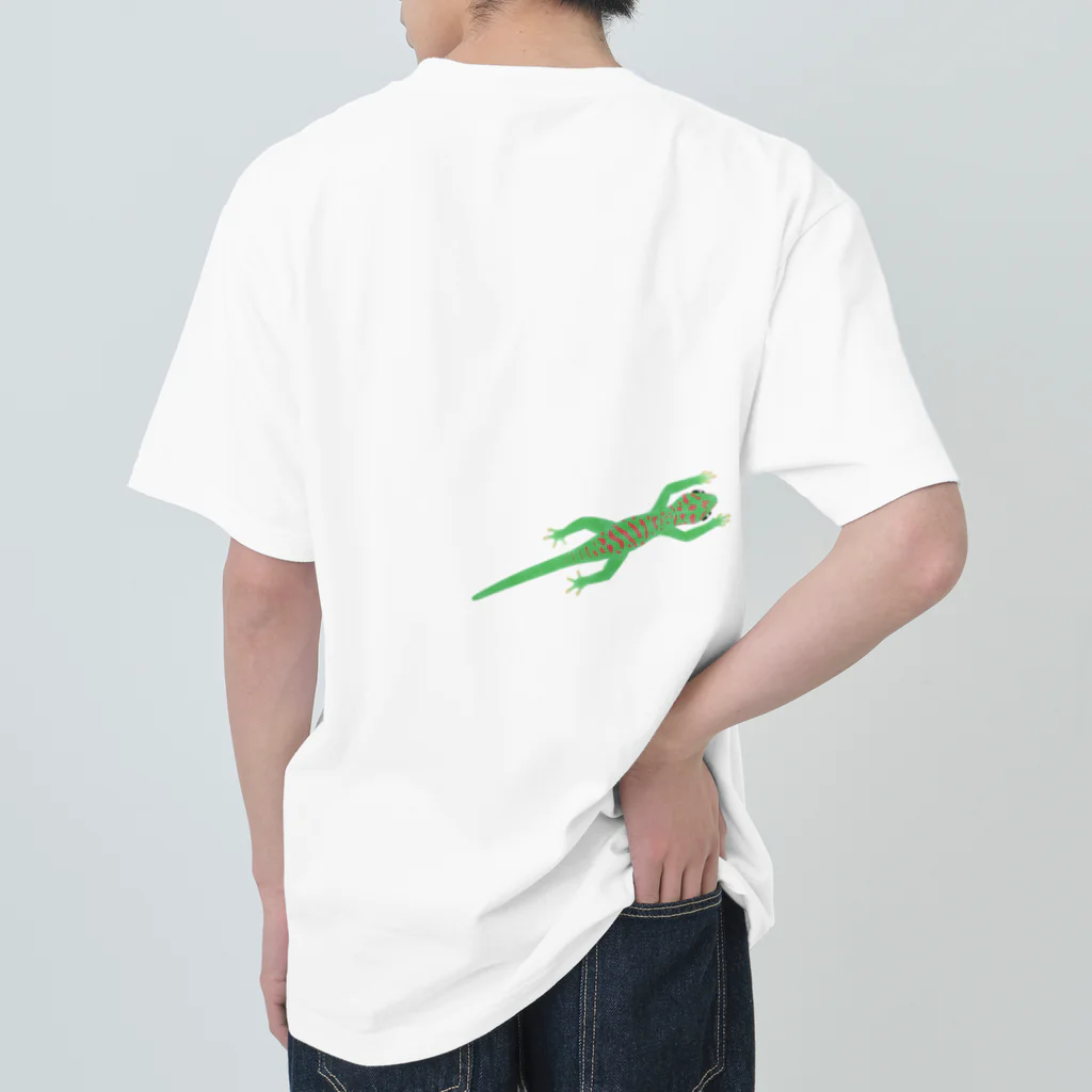 mini gecooperののびてダレたグランディスヒルヤモリ Heavyweight T-Shirt