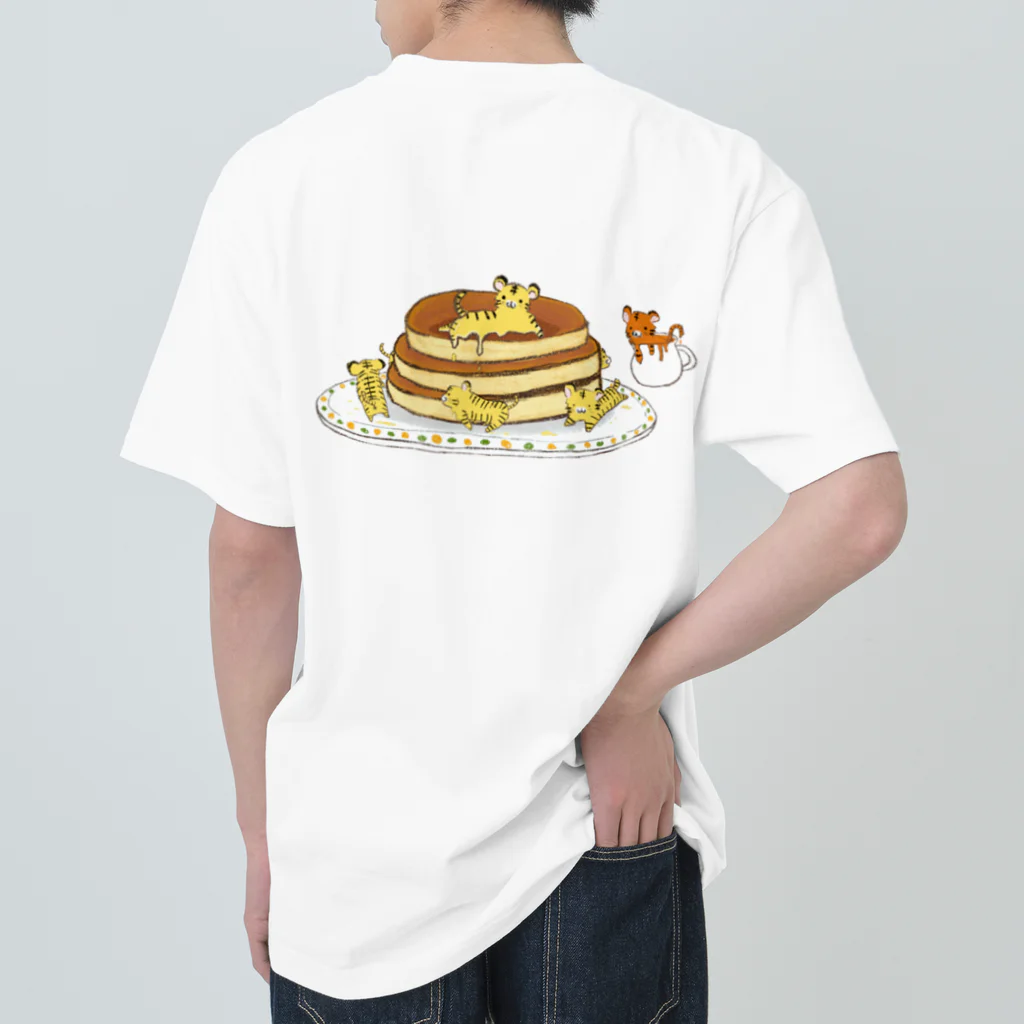 ぎみの溶けタイガーwithパンケーキ Heavyweight T-Shirt