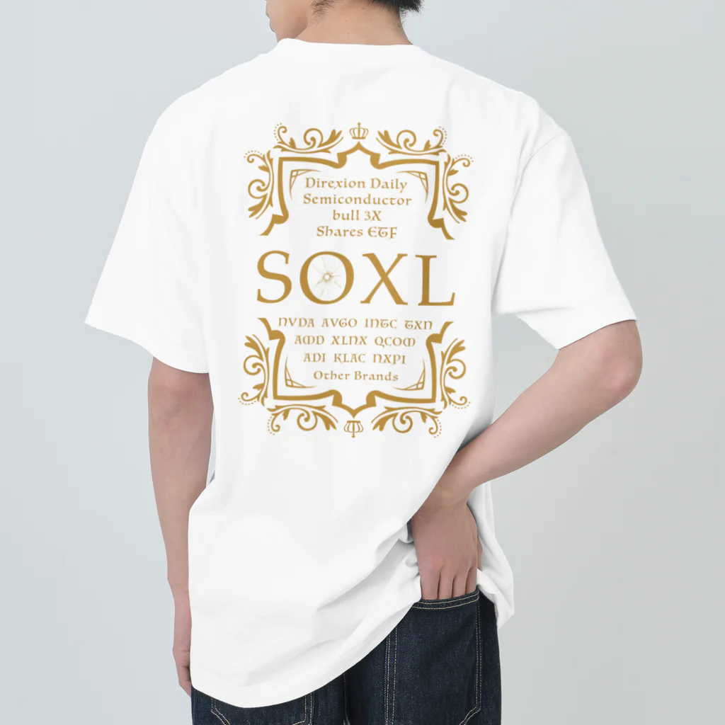 クラーケンデザインのSOXLグッズ ヘビーウェイトTシャツ