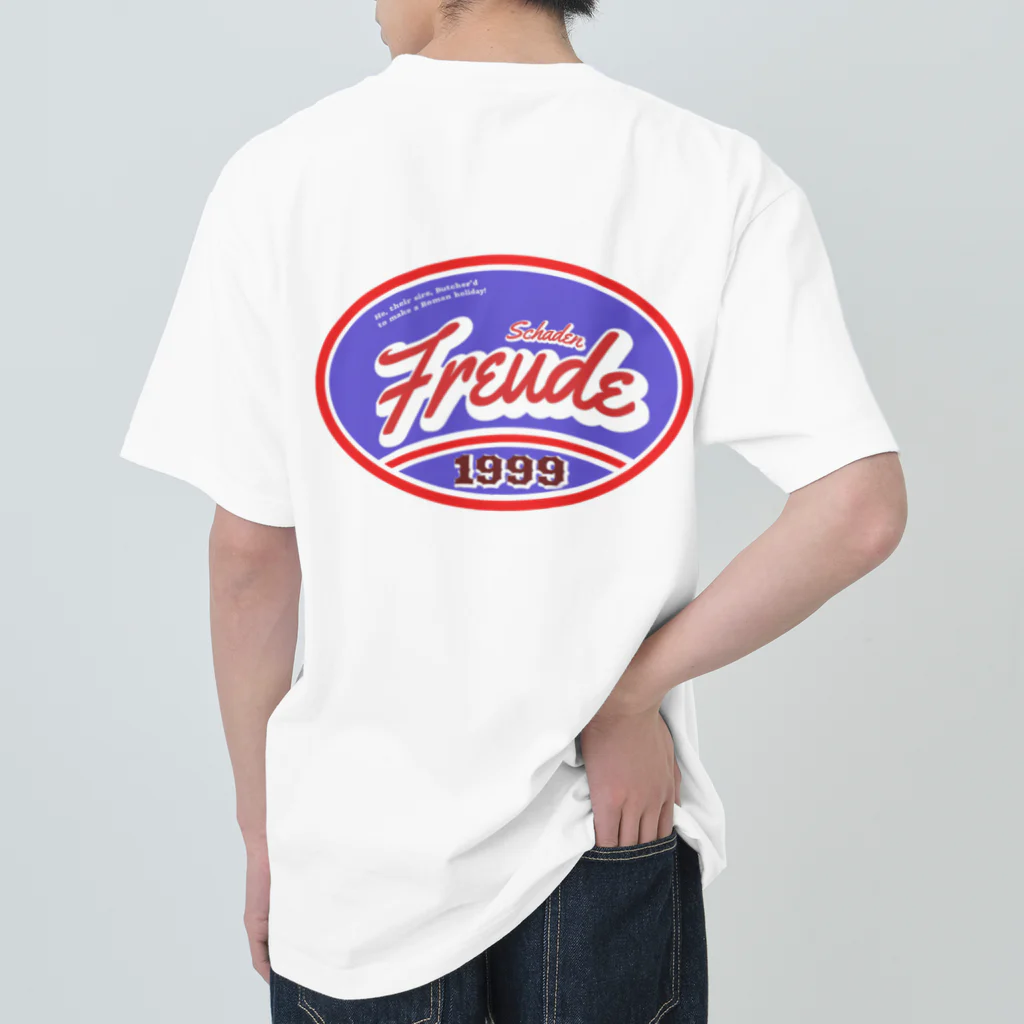 Schaden Freude     〈シャーデンフロイデ〉のS.F.ロゴバックプリントTシャツ Heavyweight T-Shirt