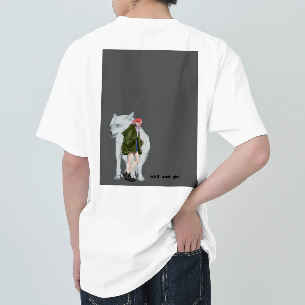 m@rco_41のwolf  and girl Heavyweight T-Shirt