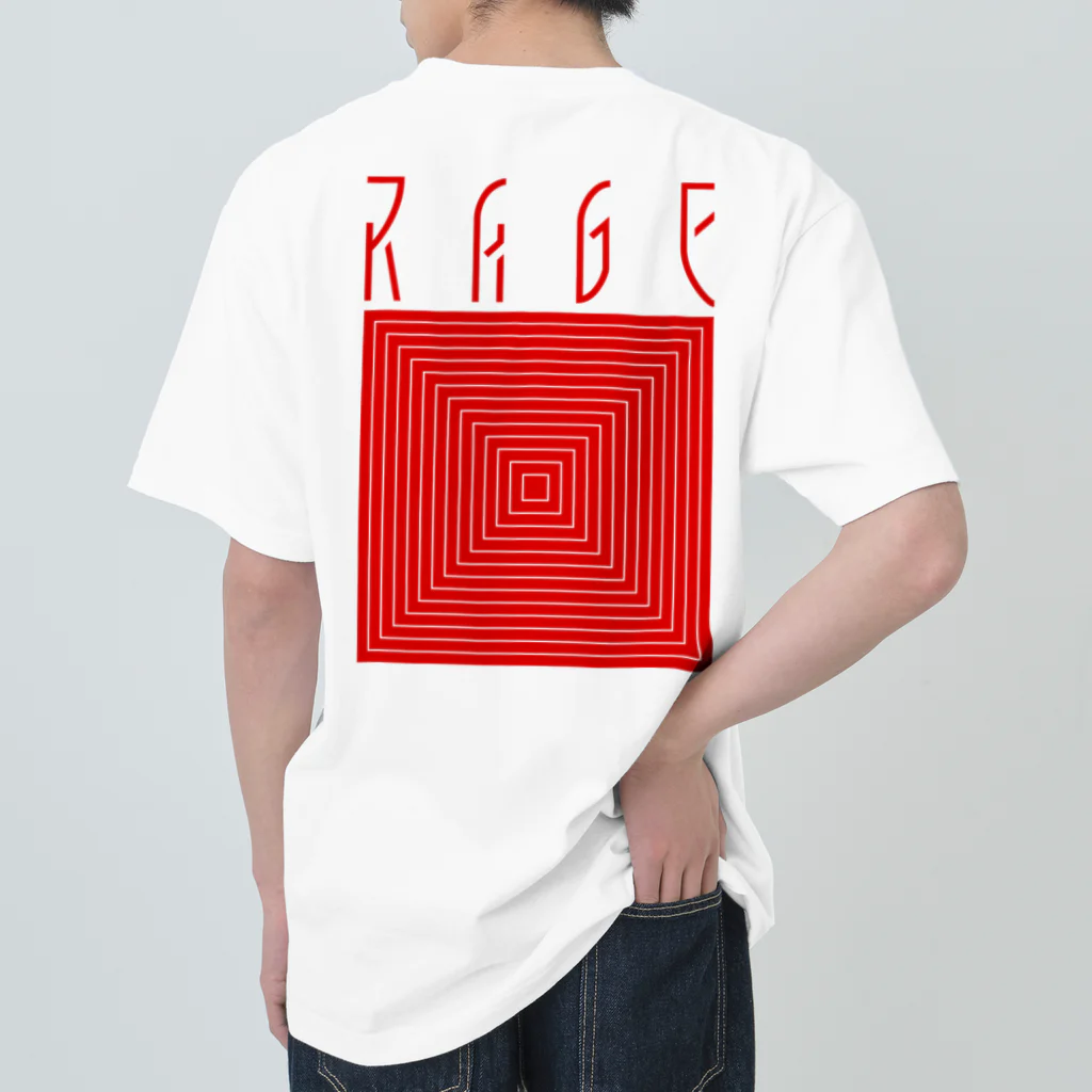 /ﾌ=ﾍ'7'=/のrage ヘビーウェイトTシャツ