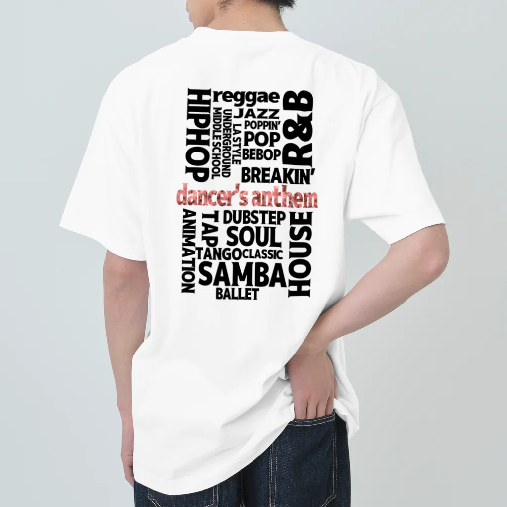 dancer's anthemのdancer's anthem  ヘビーウェイトTシャツ