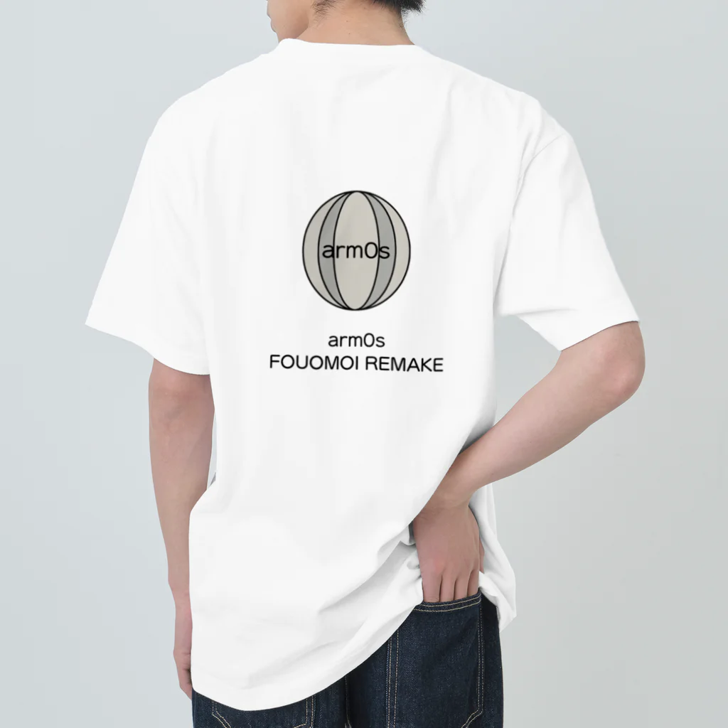 fouomoi-remakeのバルーンバックロゴT ヘビーウェイトTシャツ