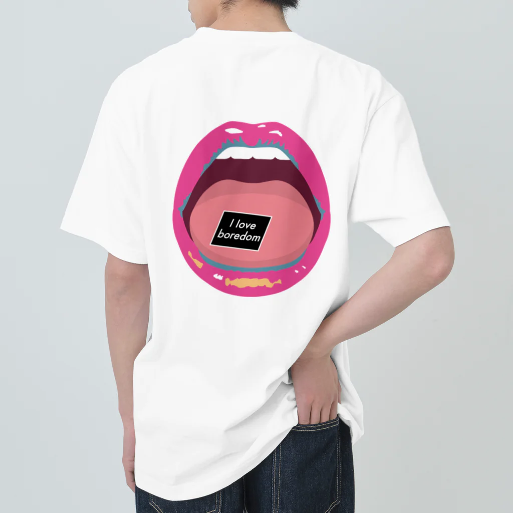 ゴトーアヒルのmouth & paper 退屈が大好きver. ヘビーウェイトTシャツ